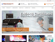 Tablet Screenshot of moderntechbd.com